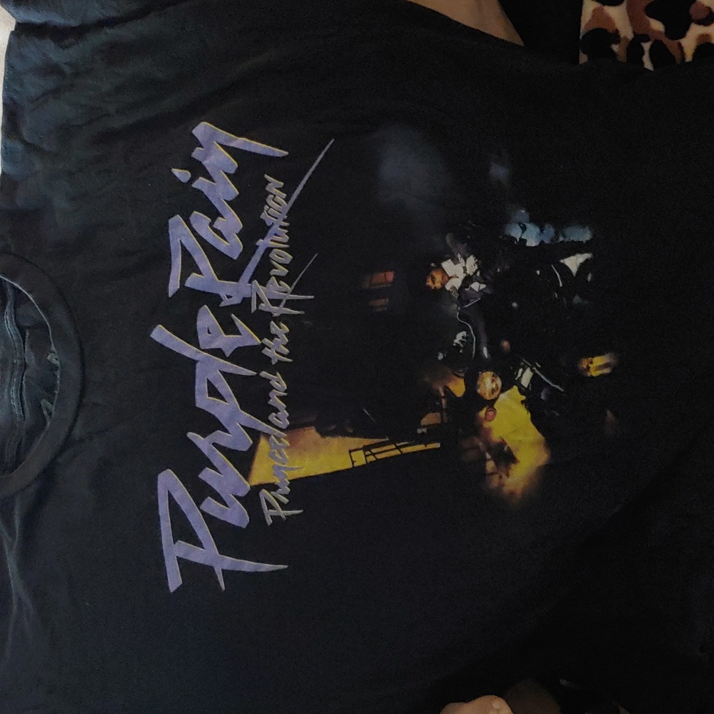 Purple rain graphic tee